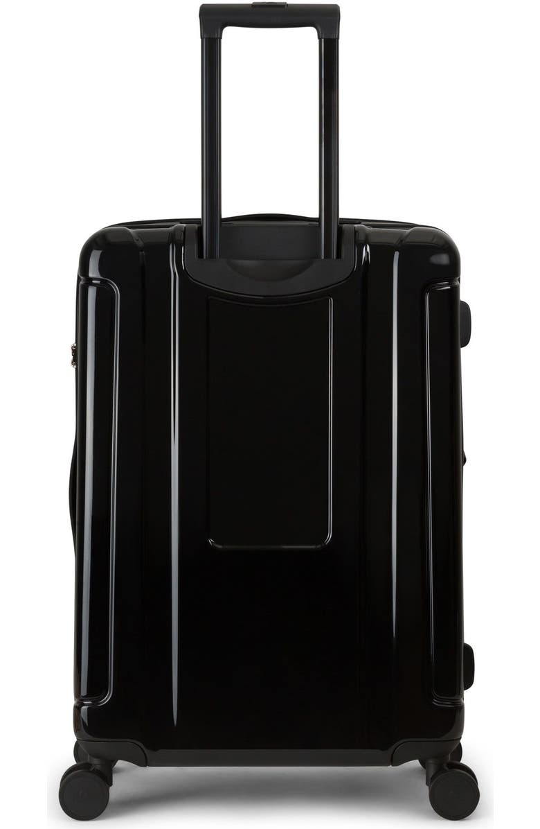 Quiksilver Malibu Suitcases PC Hardside Expandable Luggage with Spinner Wheels, 3-Piece Set, Alternate, color, Black