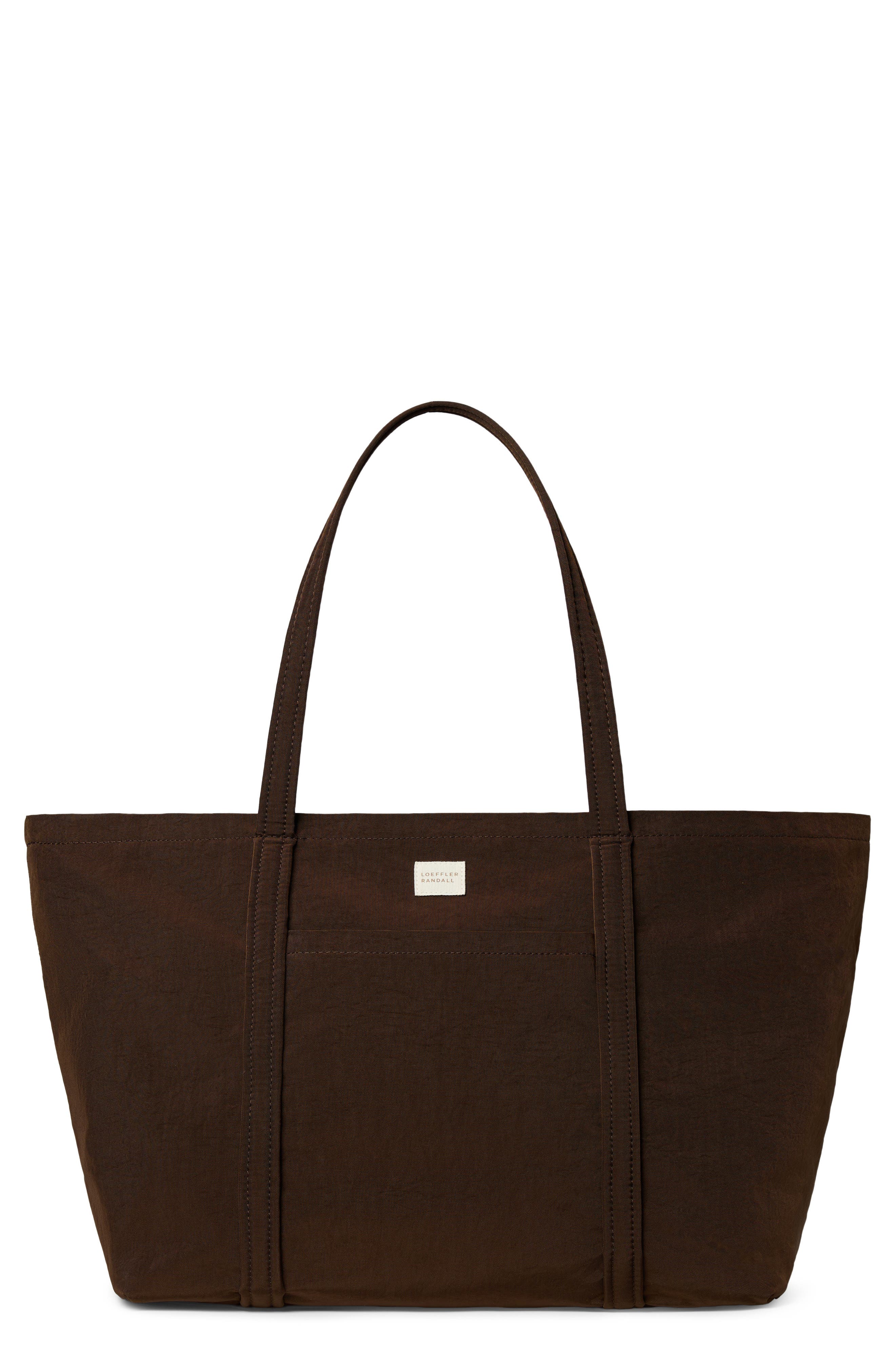 Loeffler Randall Dina Travel Tote, Main, color, Chocolate