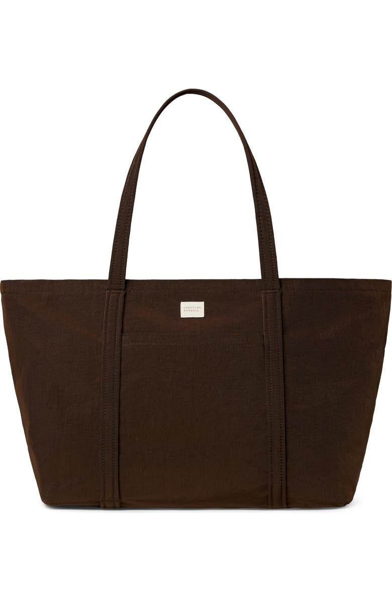 Loeffler Randall Dina Travel Tote, Main, color, Chocolate