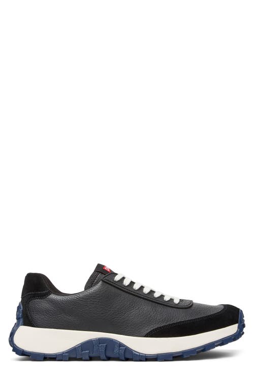 Camper Drift Trail Leather Sneakers In Black