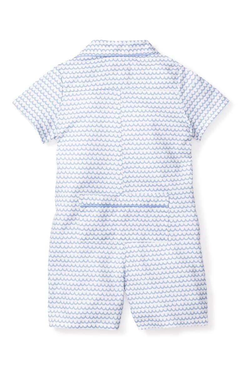 Petite Plume La Mere Classic Romper, Alternate, color, Blue