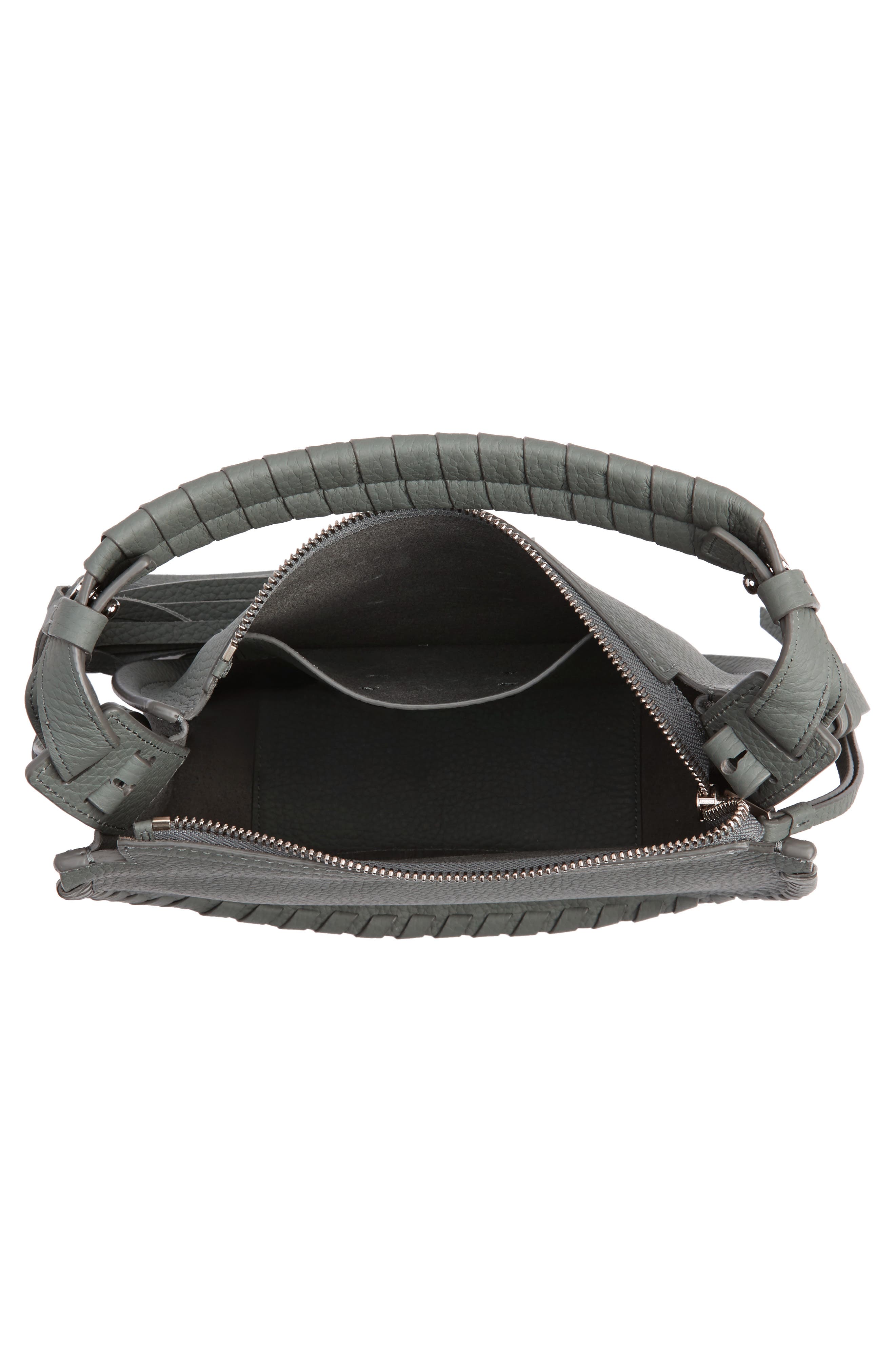 Mori Leather Crossbody Bag, Alternate, color, LIGHT SLATE BLUE
