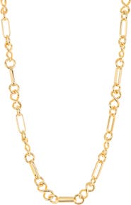 Sterling Forever Infinity Oval Link Chain Necklace