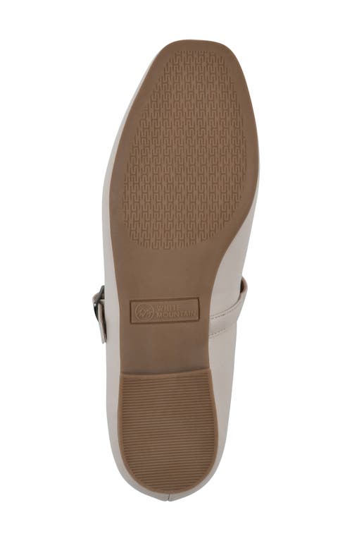 Cliffs By White Mountain Boch Mary Jane Flat In Eggshell Smooth