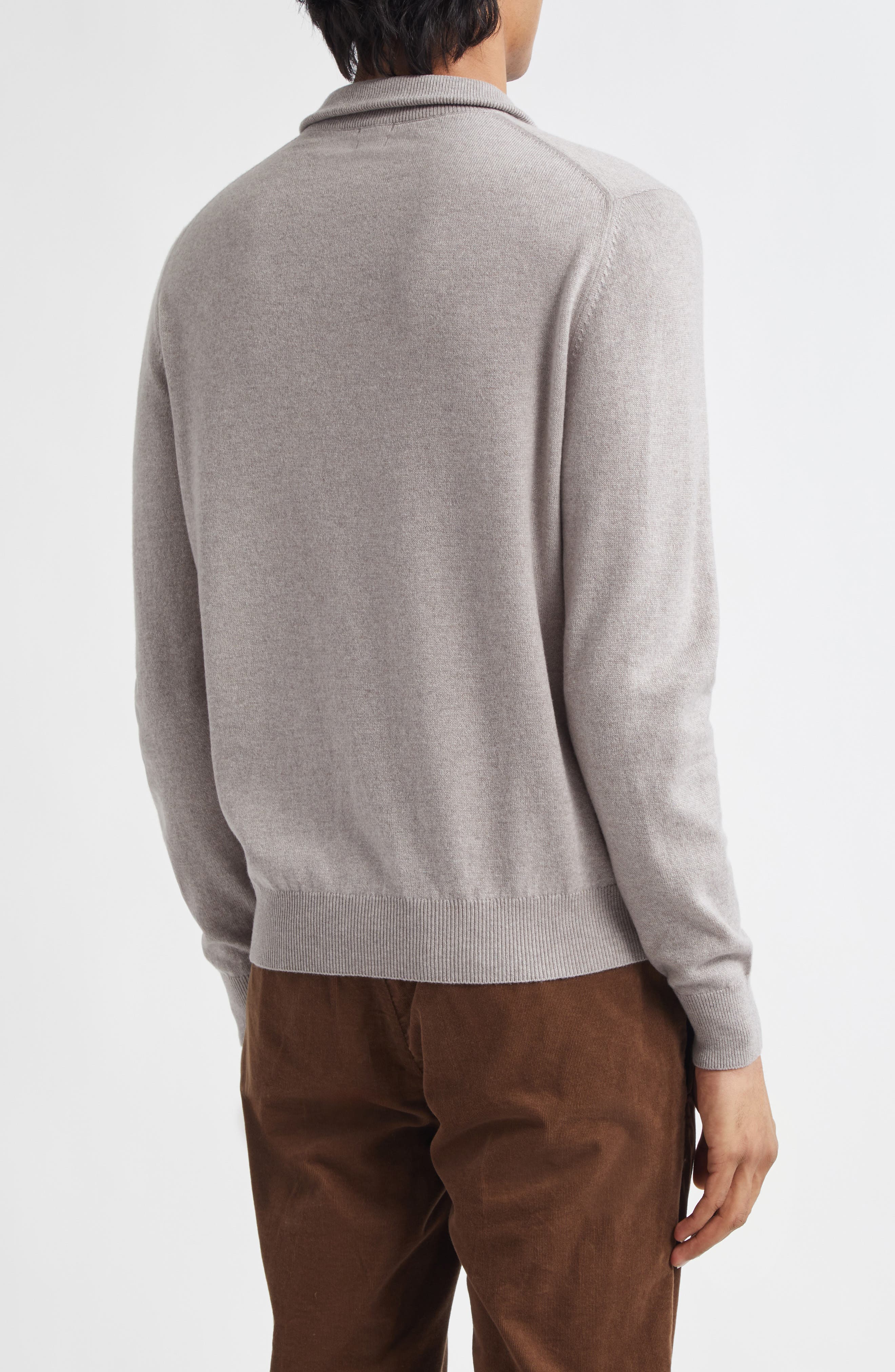Half Zip Cashmere Sweater - image 2