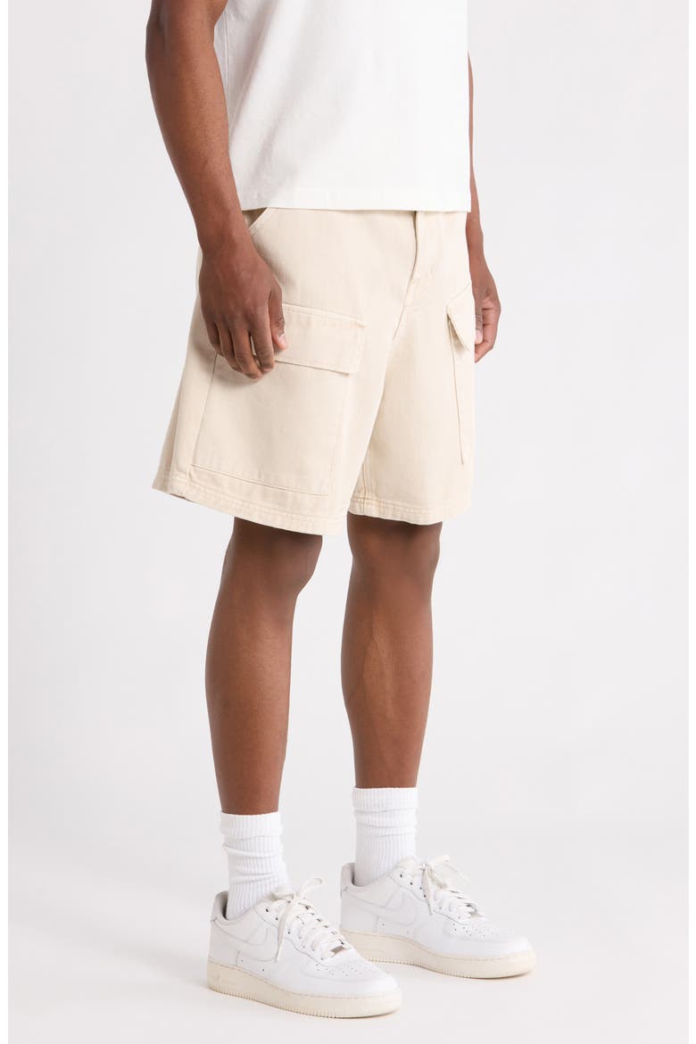 Cotton Cargo Shorts, Alternate, color, WASHED STONE