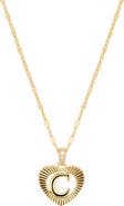 ATHRA LUXE Modern Muse Love Initial Necklace