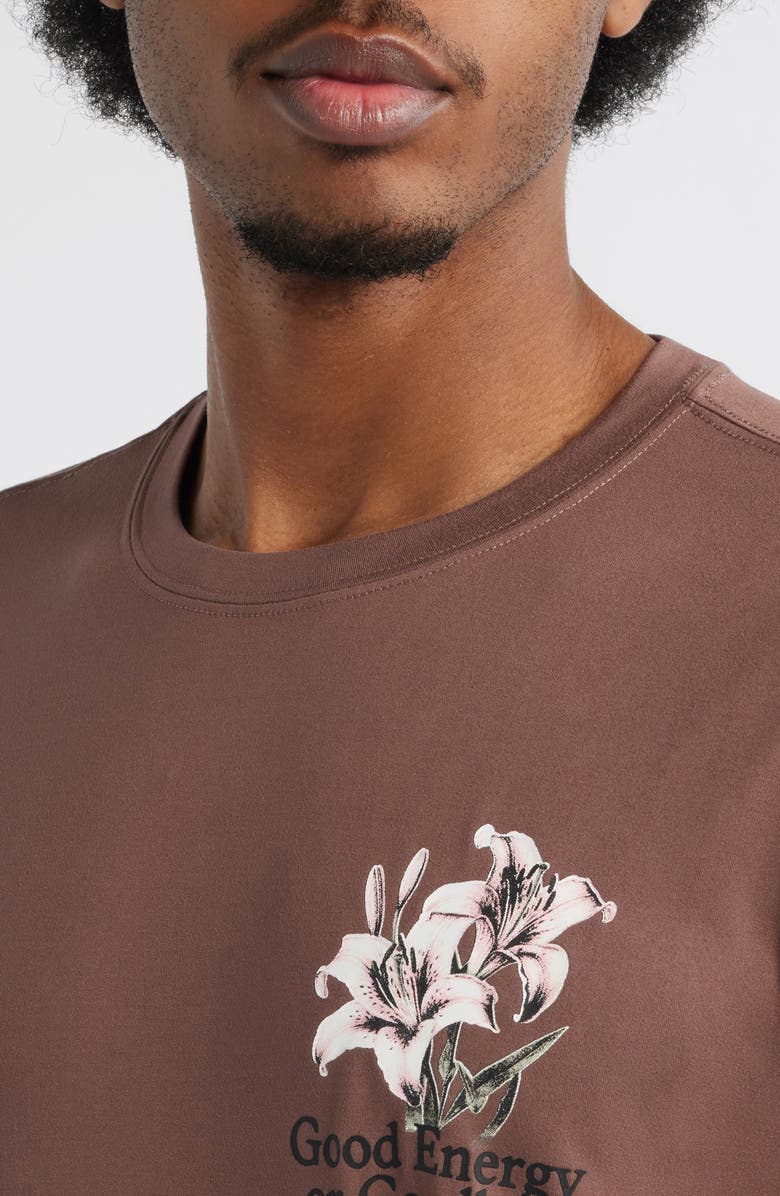 SANTO STUDIO Hunter Lawrence Edition - Tempo Good Energy Tech Tee, Alternate, color, Holy Brown