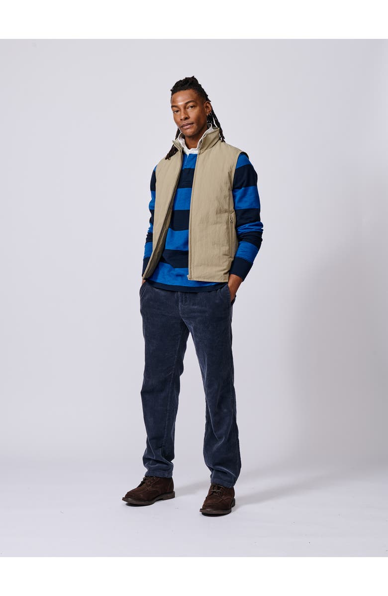 Aubin Lancaster Lightweight Nylon Gilet, Alternate, color, Light Khaki