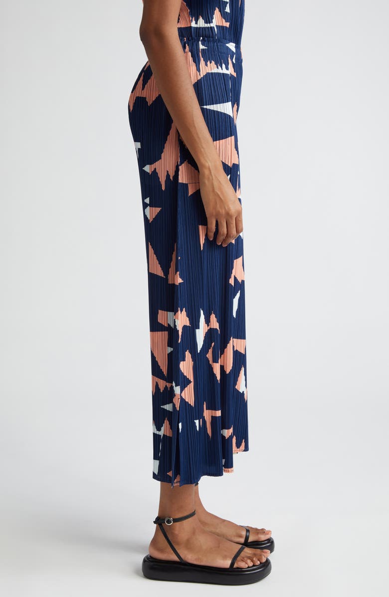 Pleats Please Issey Miyake Lucid Print Pleated Pants, Alternate, color,