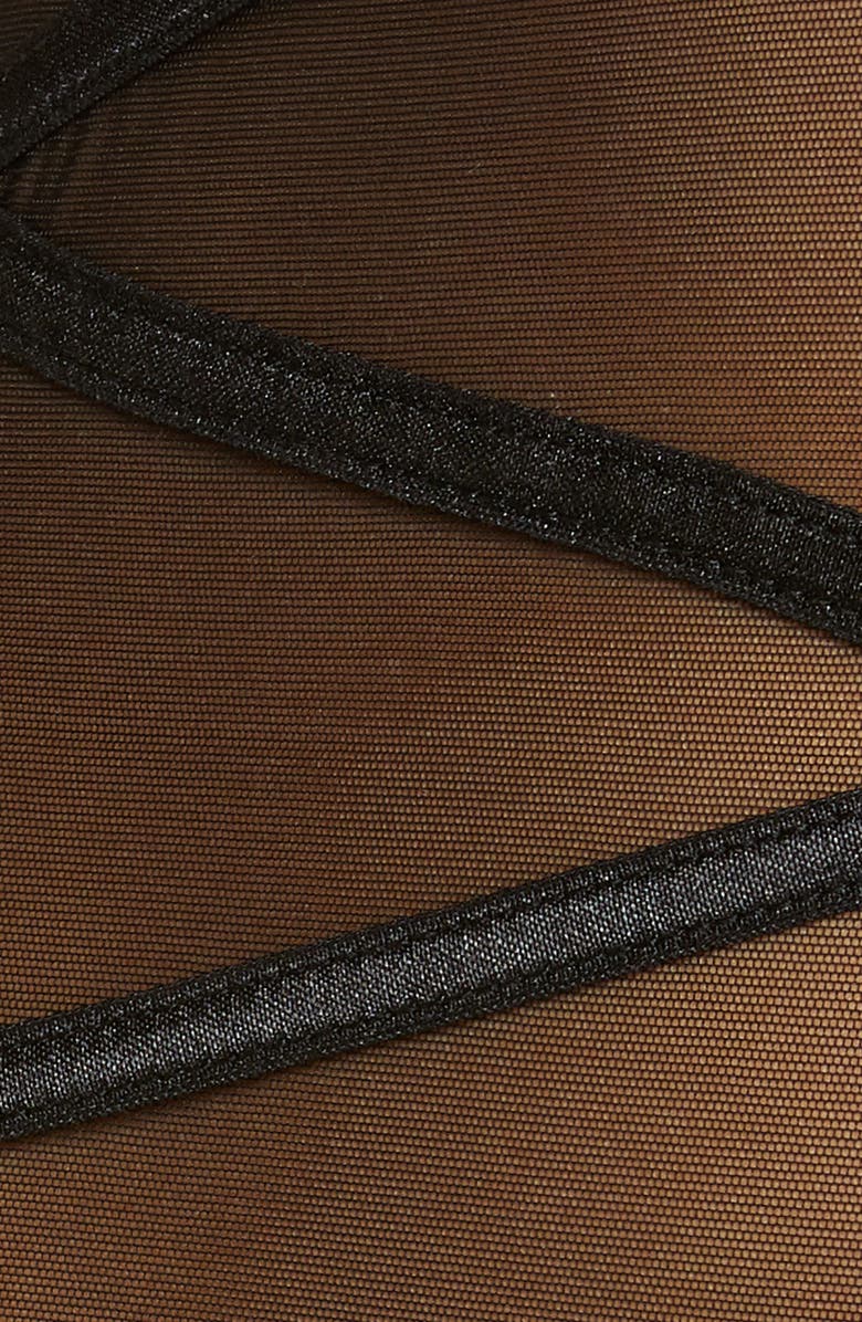 Hauty Strapped Up Teddy, Alternate, color, Black