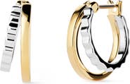 Ana Luisa Toda Two-Tone Double Hoop Earrings