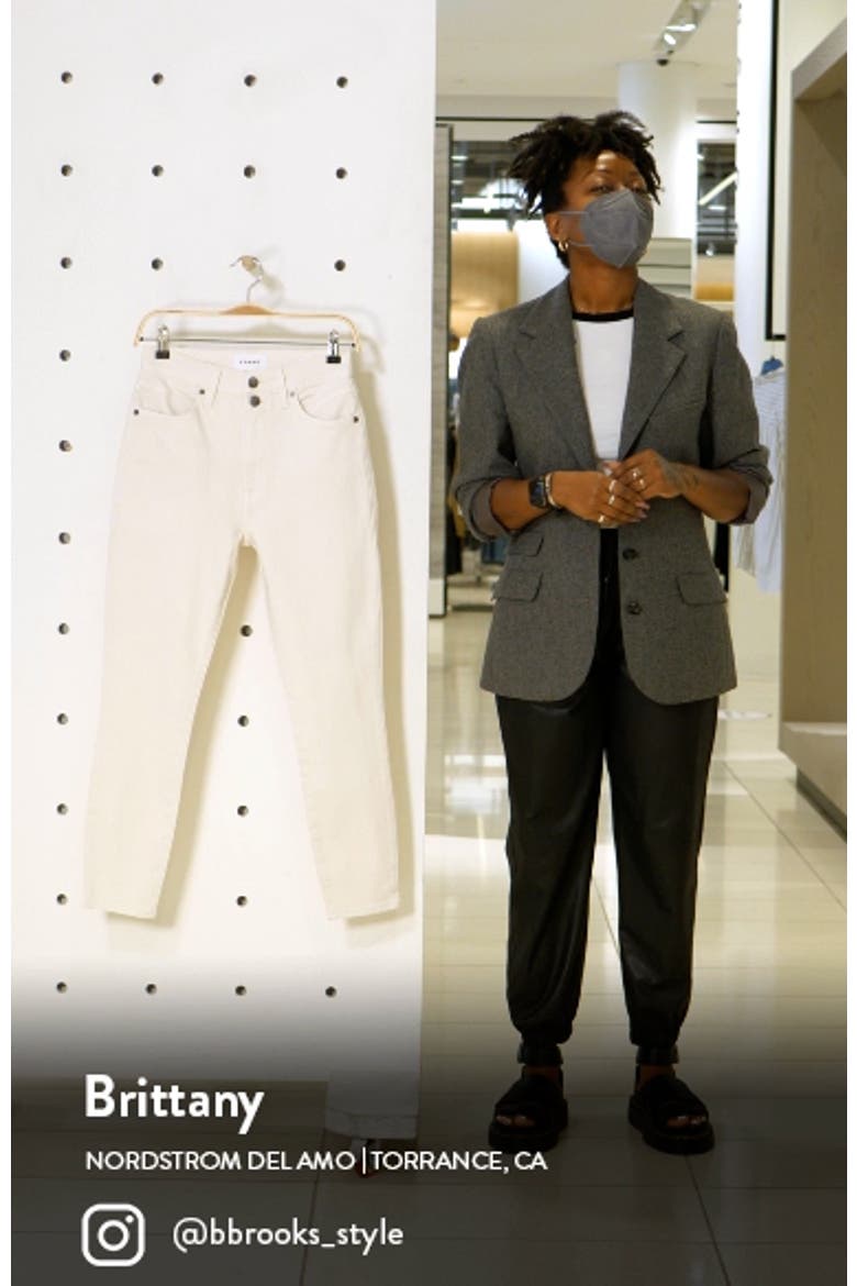 Ali High Waist Crop Skinny Jeans video