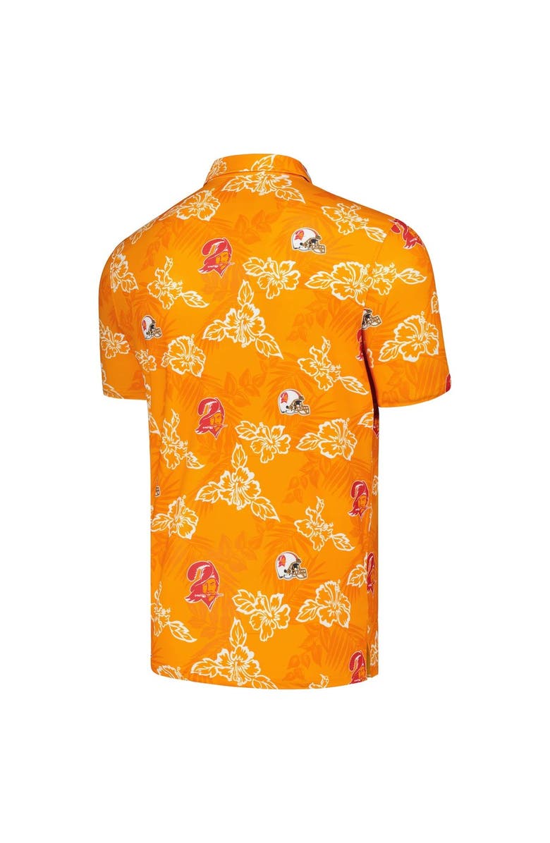 Reyn Spooner Men's Reyn Spooner Orange Tampa Bay Buccaneers Throwback Pua Performance Polo, Alternate, color, Orange