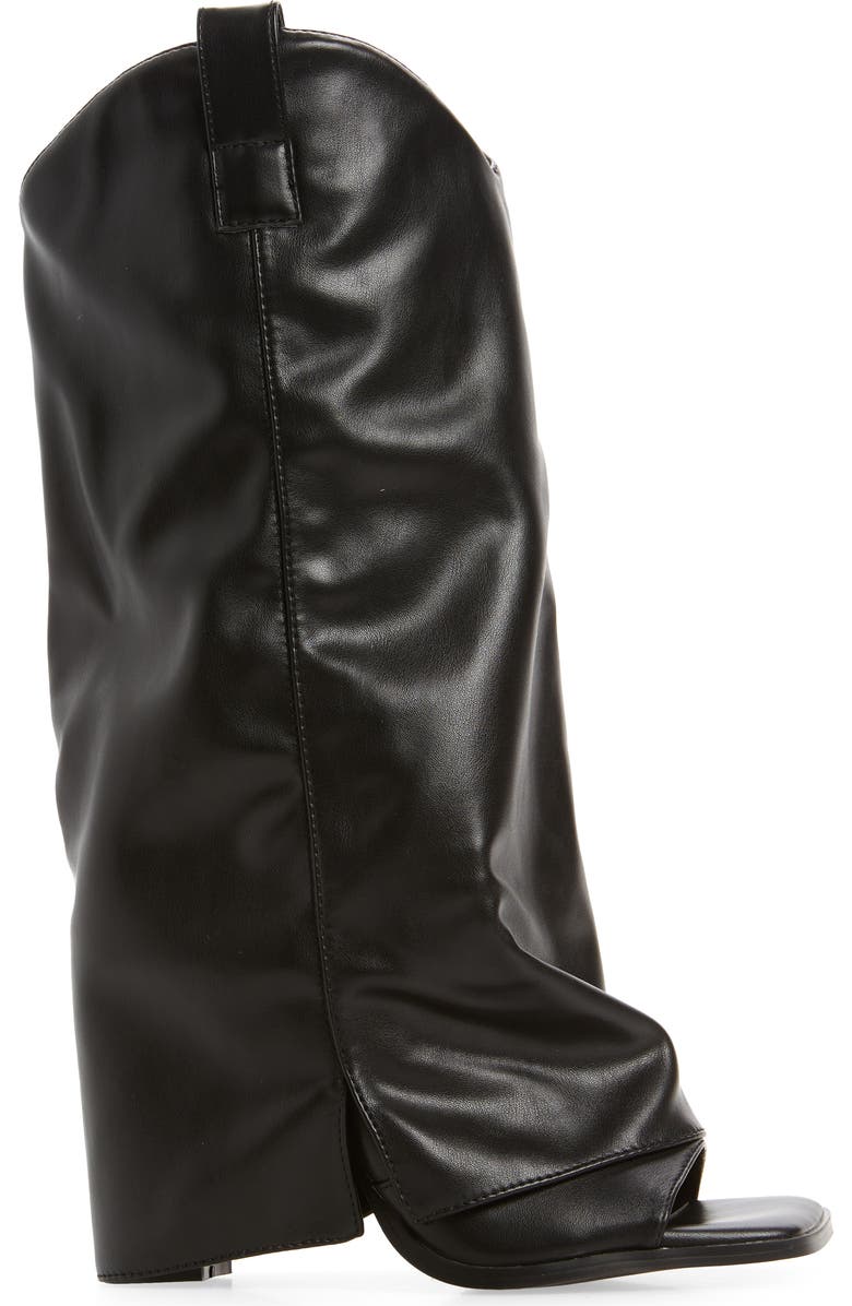 AZALEA WANG Alaric Open Toe Boot, Alternate, color,