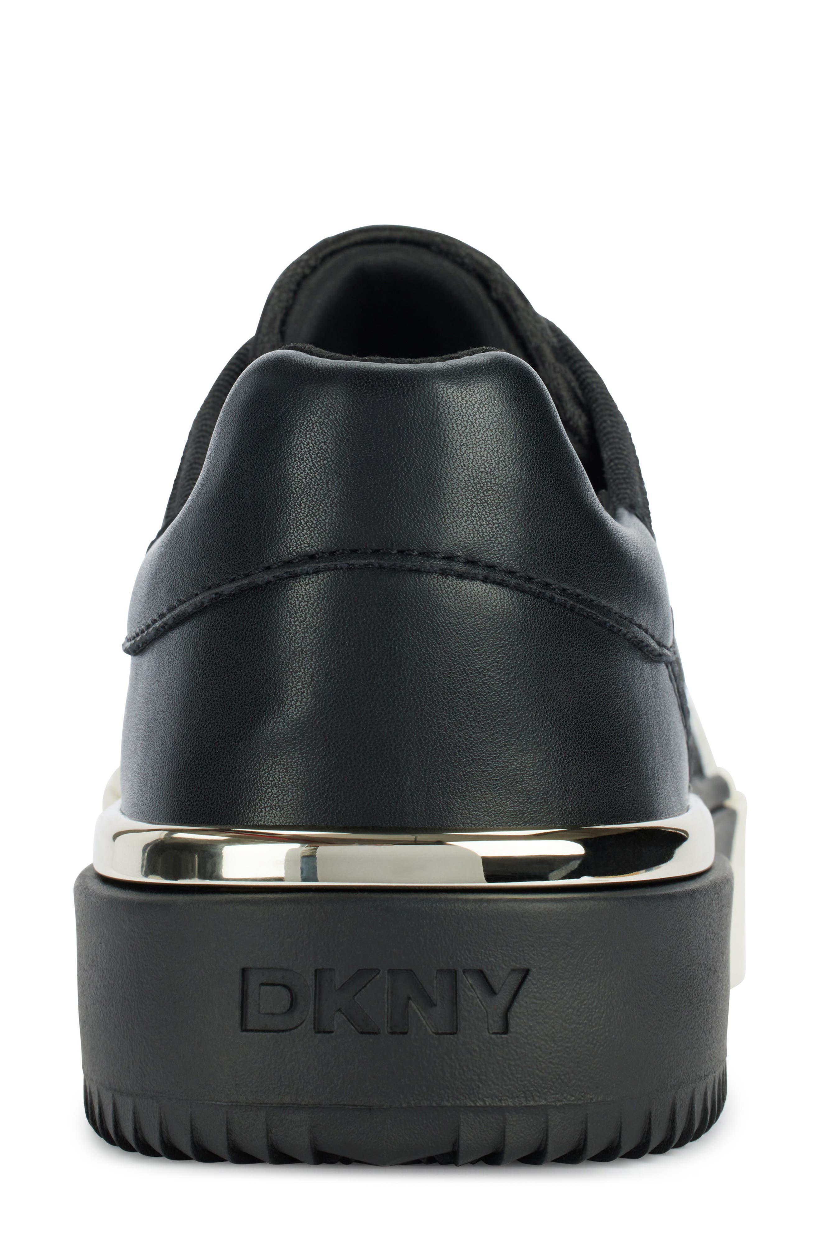 DKNY Bradley Platform Sneaker, Alternate, color, Black/ White