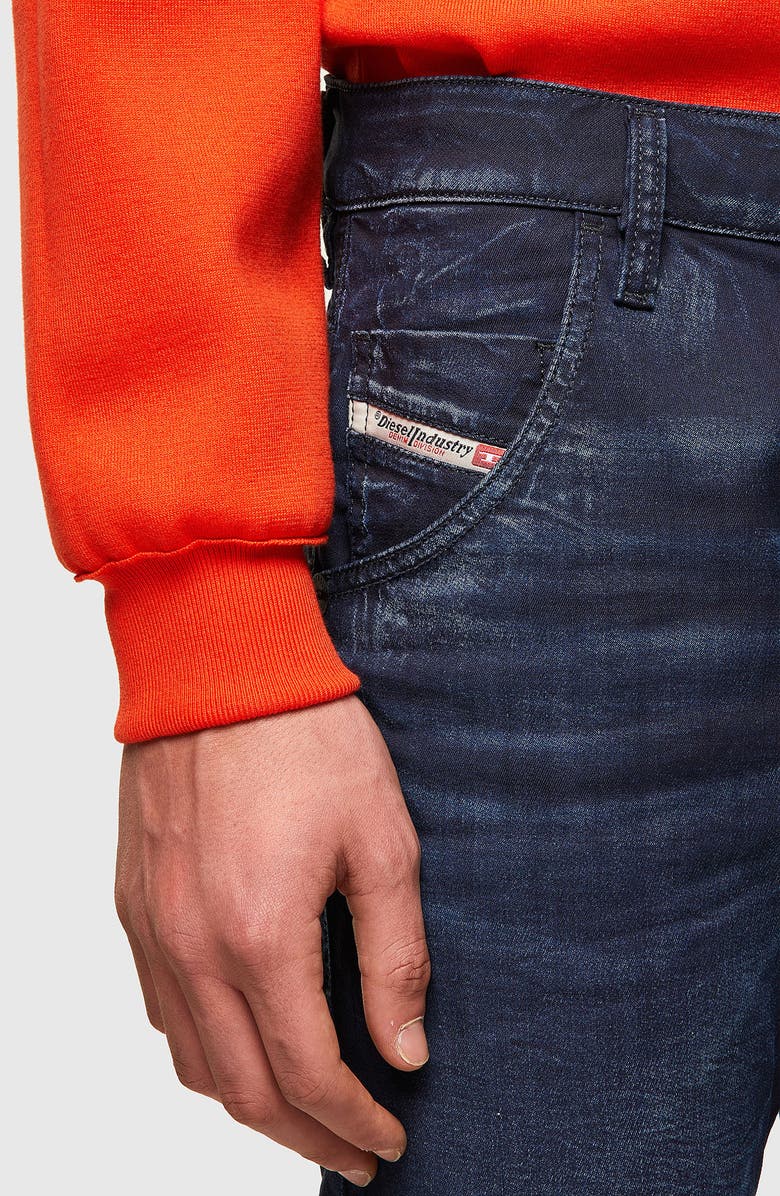 DIESEL<sup>®</sup> Krooley JoggJeans Drawstring Slim Straight Leg Jeans, Alternate, color, 