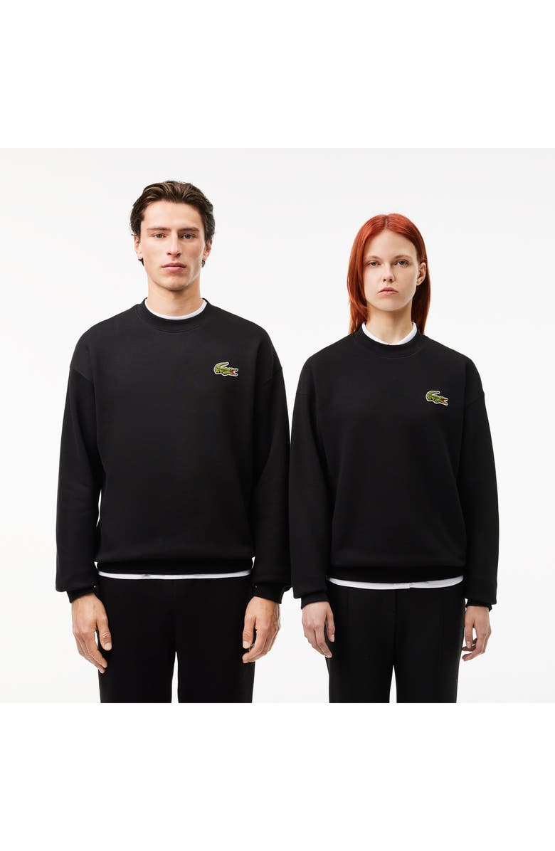 Lacoste Loose Fit Cotton French Terry Sweatshirt, Alternate, color,