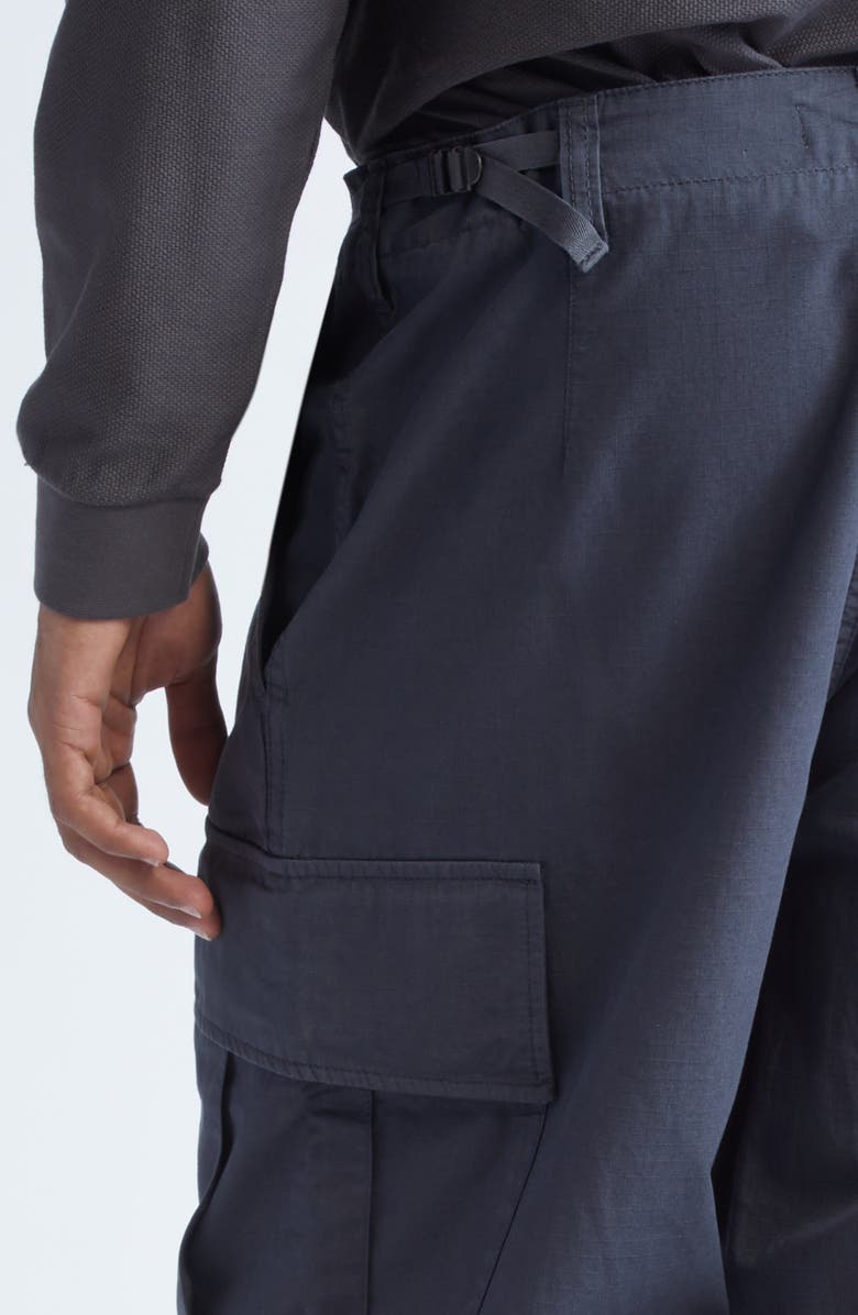 PALMES Cotton Ripstop Cargo Trousers, Alternate, color, Charcoal