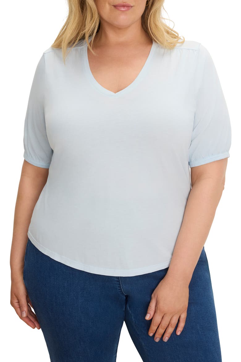 Elbow Sleeve T-Shirt, Main, color, CRYSTAL