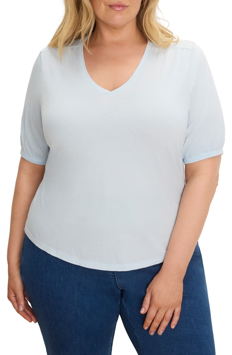 NZT by NIC+ZOE Elbow Sleeve T-Shirt, Main, color, Crystal