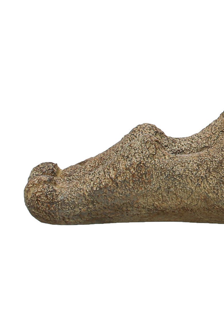 Decorative Resting Rabbit with Birds Figurine, Brown, Alternate, color, Brown