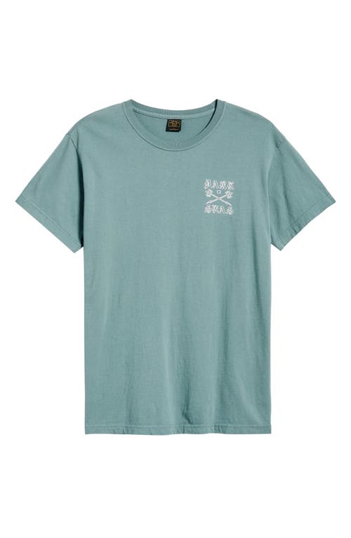 Dark Seas Eternal Cotton Graphic T-shirt In Green