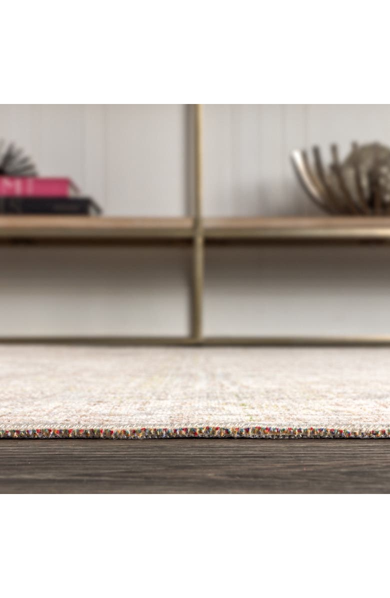 JONATHAN Y Darija Ornate Geometric Medallion Area Rug, Alternate, color, Gray