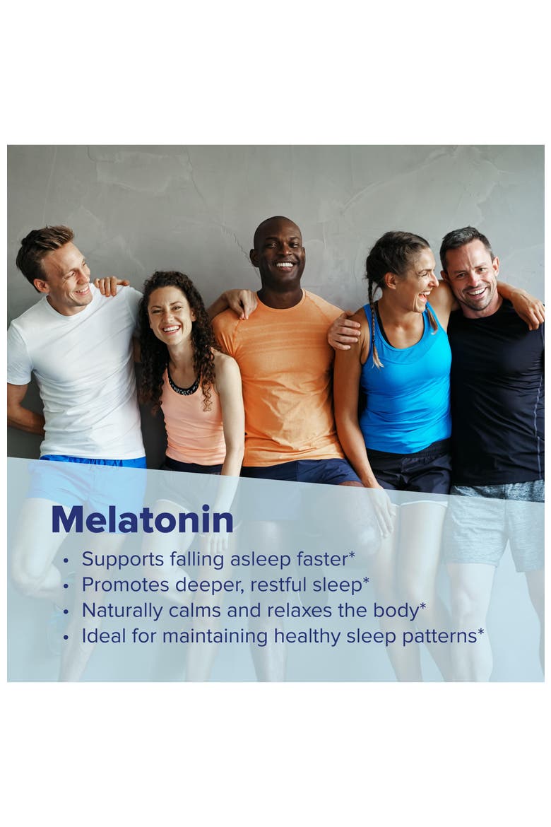 Extra Strength Melatonin Instant Dissolve Tablets, Alternate, color, White
