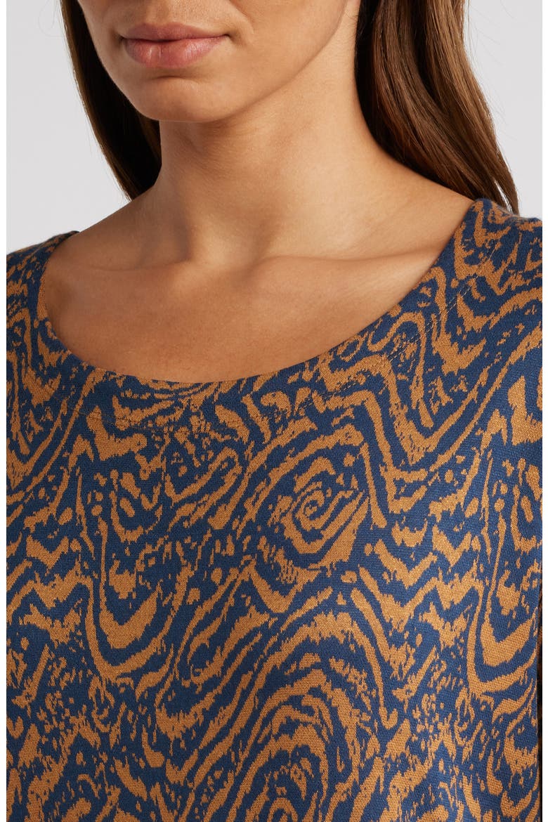 Nikita Print Long Sleeve Dress, Alternate, color, MOONLIT OCEAN