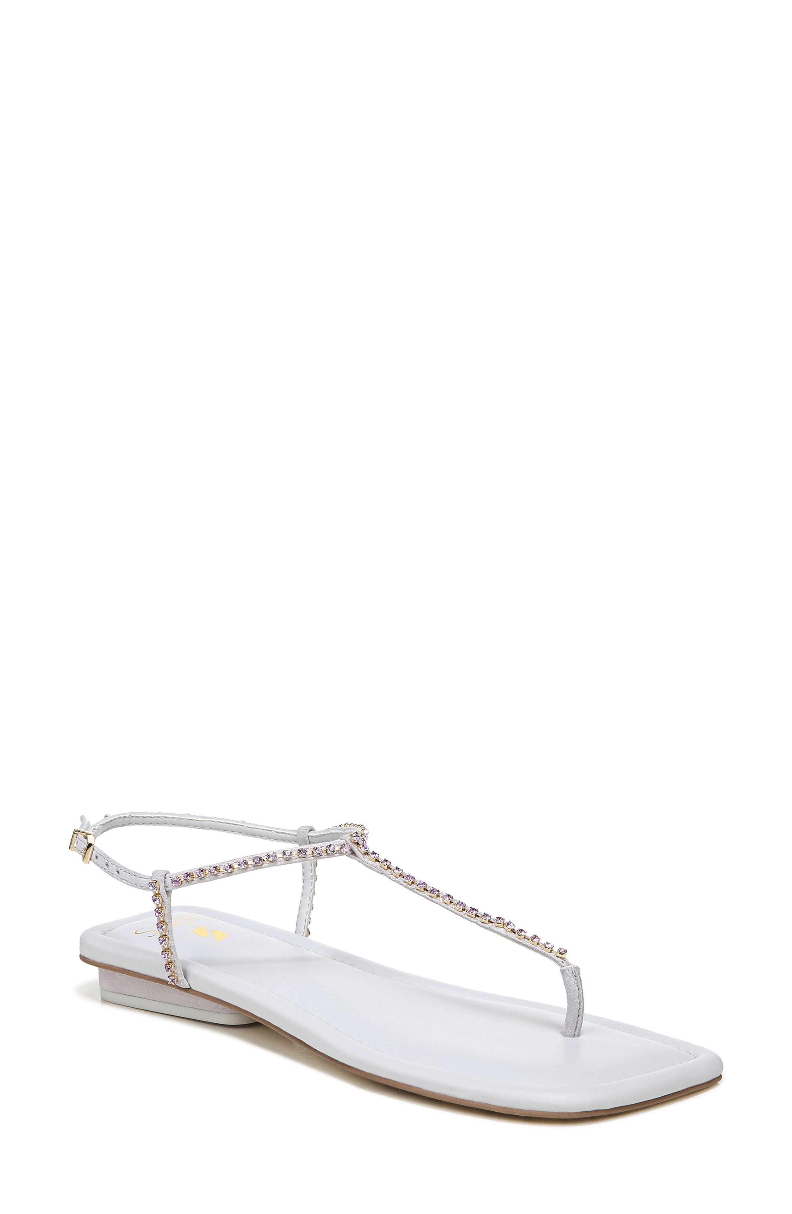 Nolita Embellished Ankle Strap Sandal, Main, color, LILAC FROST