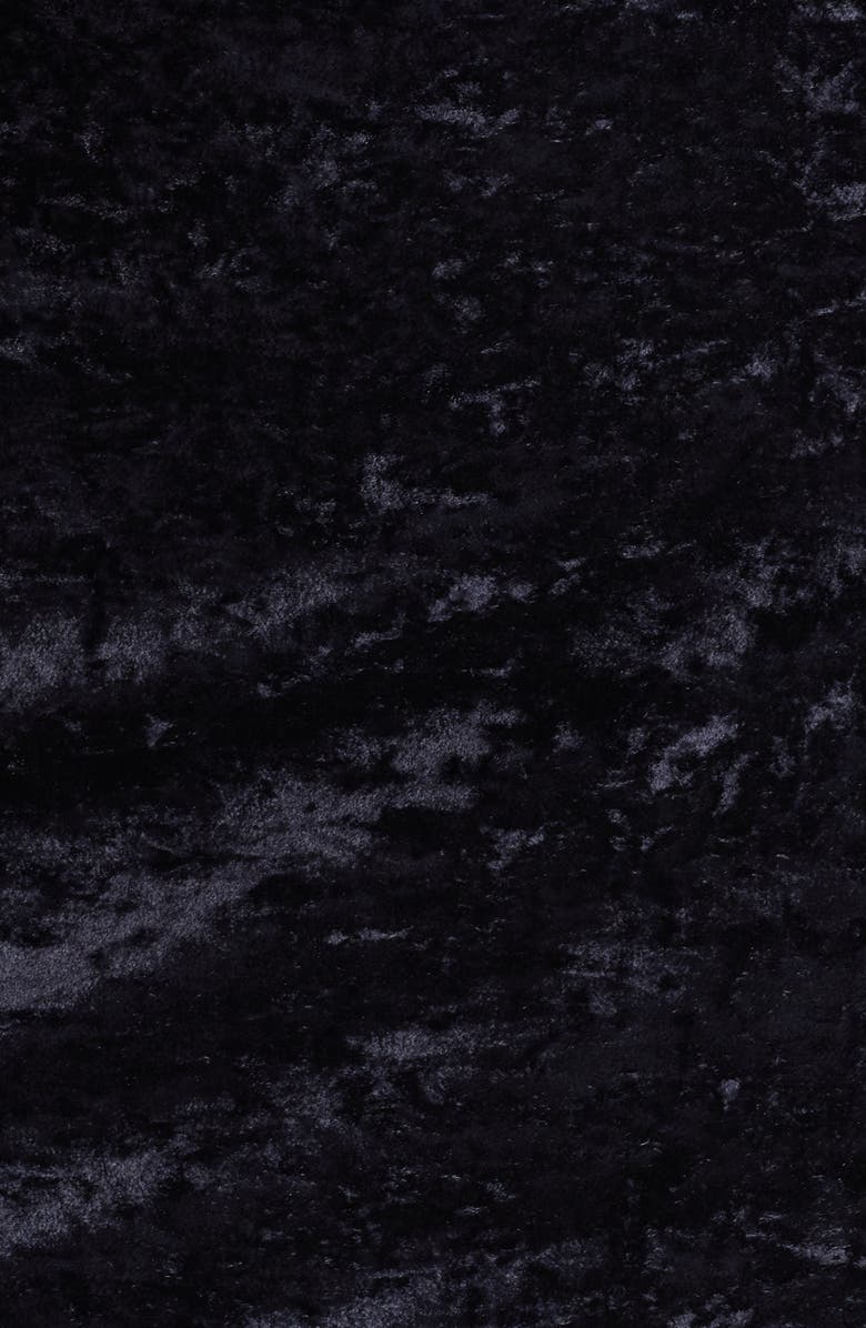 FRAME Stretch Velvet Minidress, Alternate, color, Black