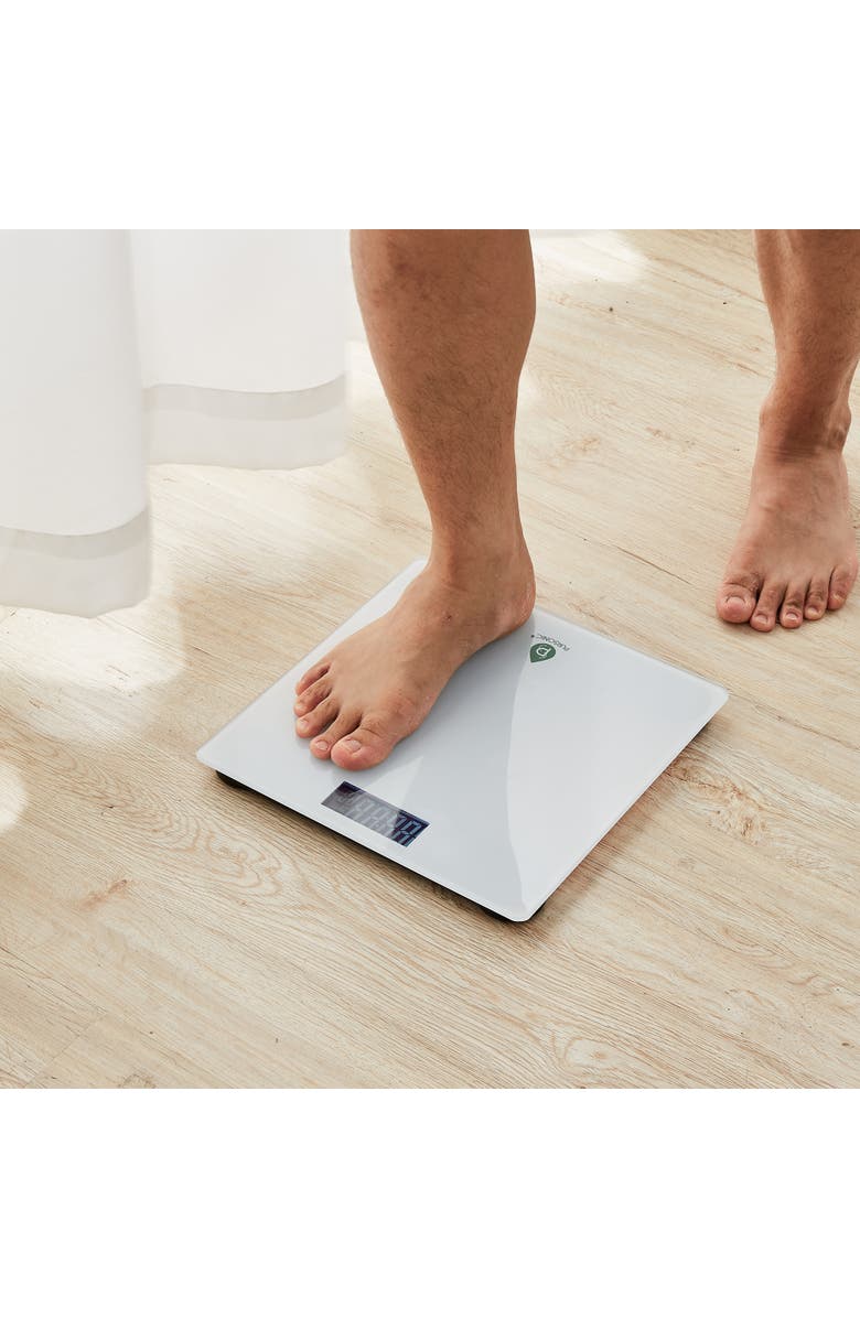 PURSONIC Bathroom Digital Scale, Alternate, color, White