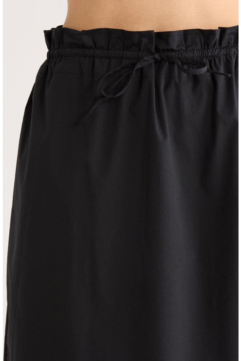 Shore Midi Skirt, Alternate, color, BLACK