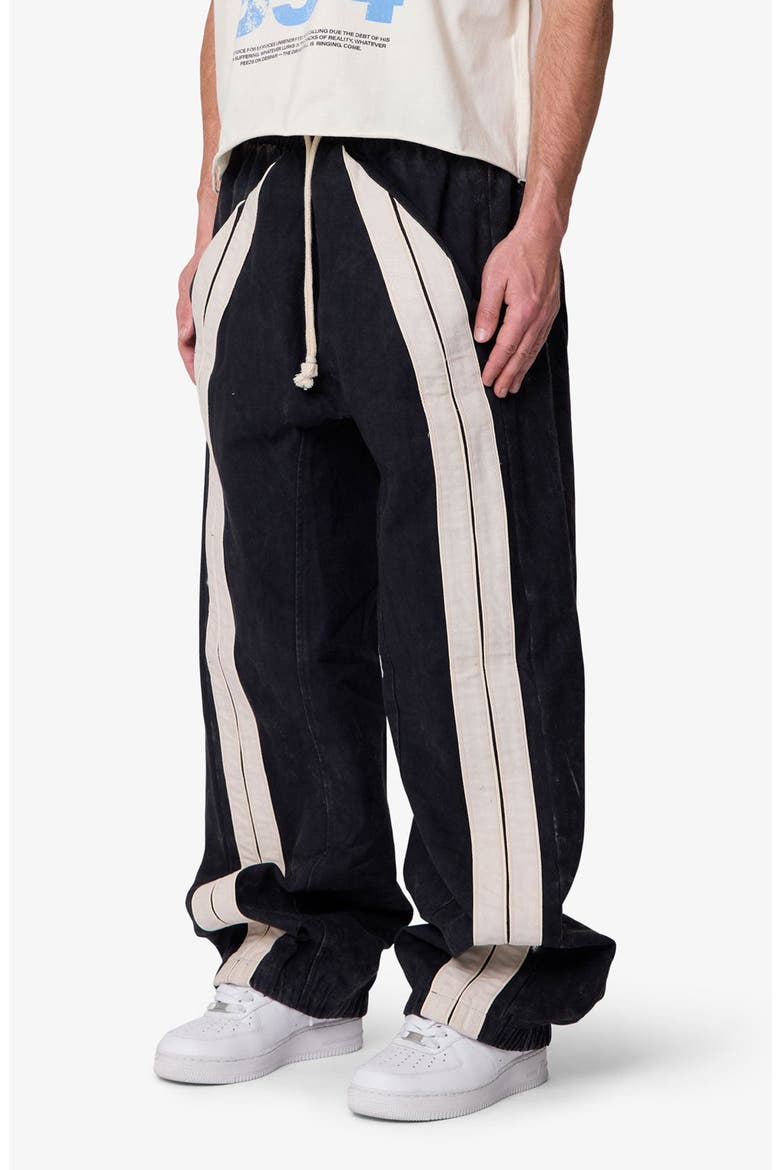Ultra Baggy Stripe Twill Pants, Alternate, color, BLACK/ WHITE