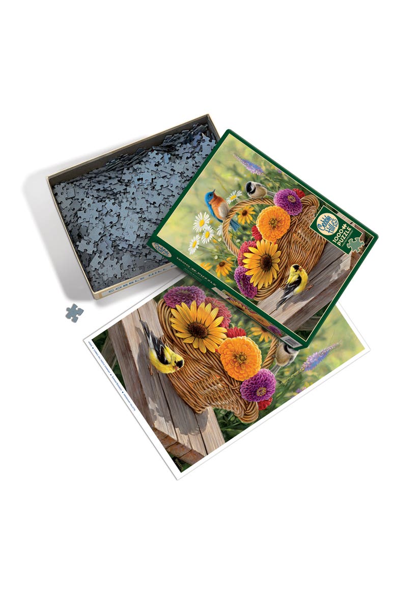 Summer Bouquet 1000 Piece Puzzle, Alternate, color, Multicolored