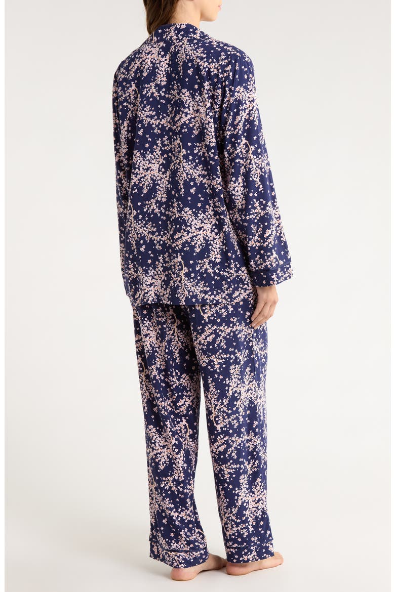 Cheri Blossom Pajamas, Alternate, color, NAVY