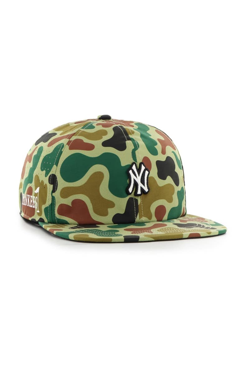 '47 Men's '47 Camo New York Yankees Elevated Greens Captain Adjustable Hat, Main, color, Camo