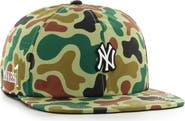 '47 Men's '47 Camo New York Yankees Elevated Greens Captain Adjustable Hat