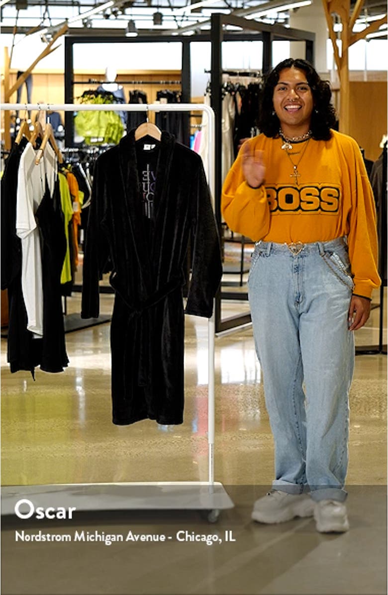 Pride Gender Inclusive Embroidered Robe, sales video thumbnail