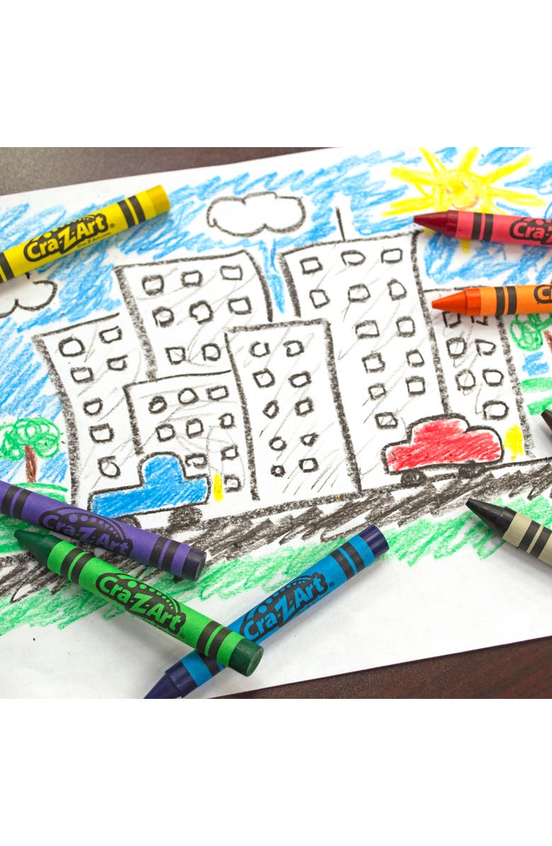 CRA-Z-ART Crazart Classroom Pack Jumbo Crayons 200Pcs, 8 Colors, Toddlers & Kids, Alternate, color, Multicolored