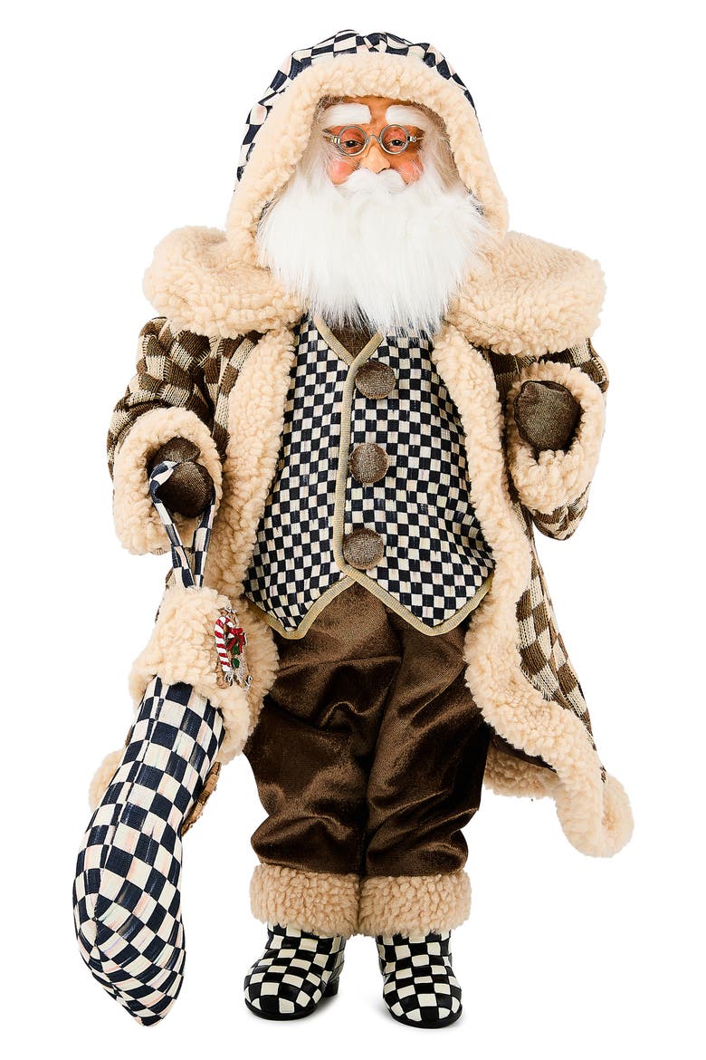 Gingerbread Santa Claus, Main, color, BROWN