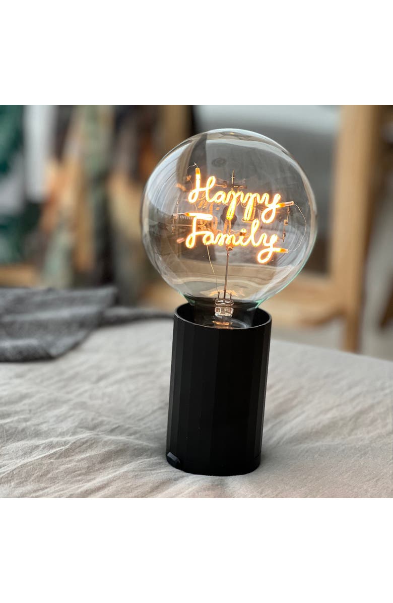 MITB Happy Family Portable Table Lamp, Alternate, color, Black