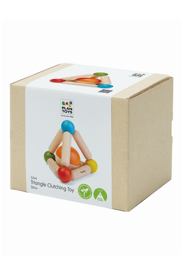 Triangle Clutching Toy, Alternate, color, ASSORTED