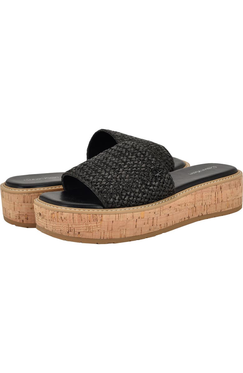 Calvin Klein Arzelia Platform Sandal, Alternate, color,