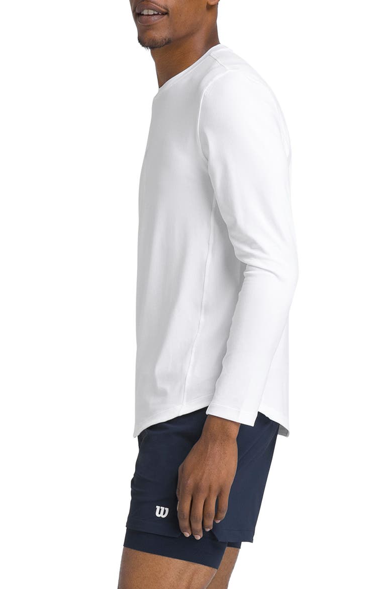 Everyday Performance Long Sleeved T-Shirt, Alternate, color, BRIGHT WHITE