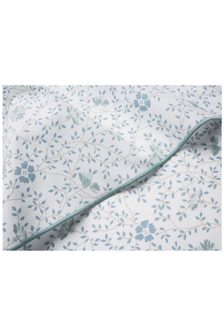 Set of 4 Organic Cotton Print Percale Napkins, Alternate, color, TIDAL MEADOW