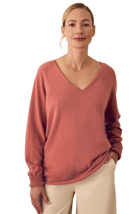 British Geelong Relaxed V-Neck Sweater