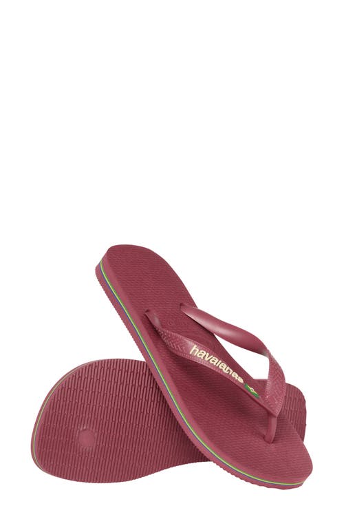 HAVAIANAS HAVAIANAS BRAZIL LOGO FLIP FLOP