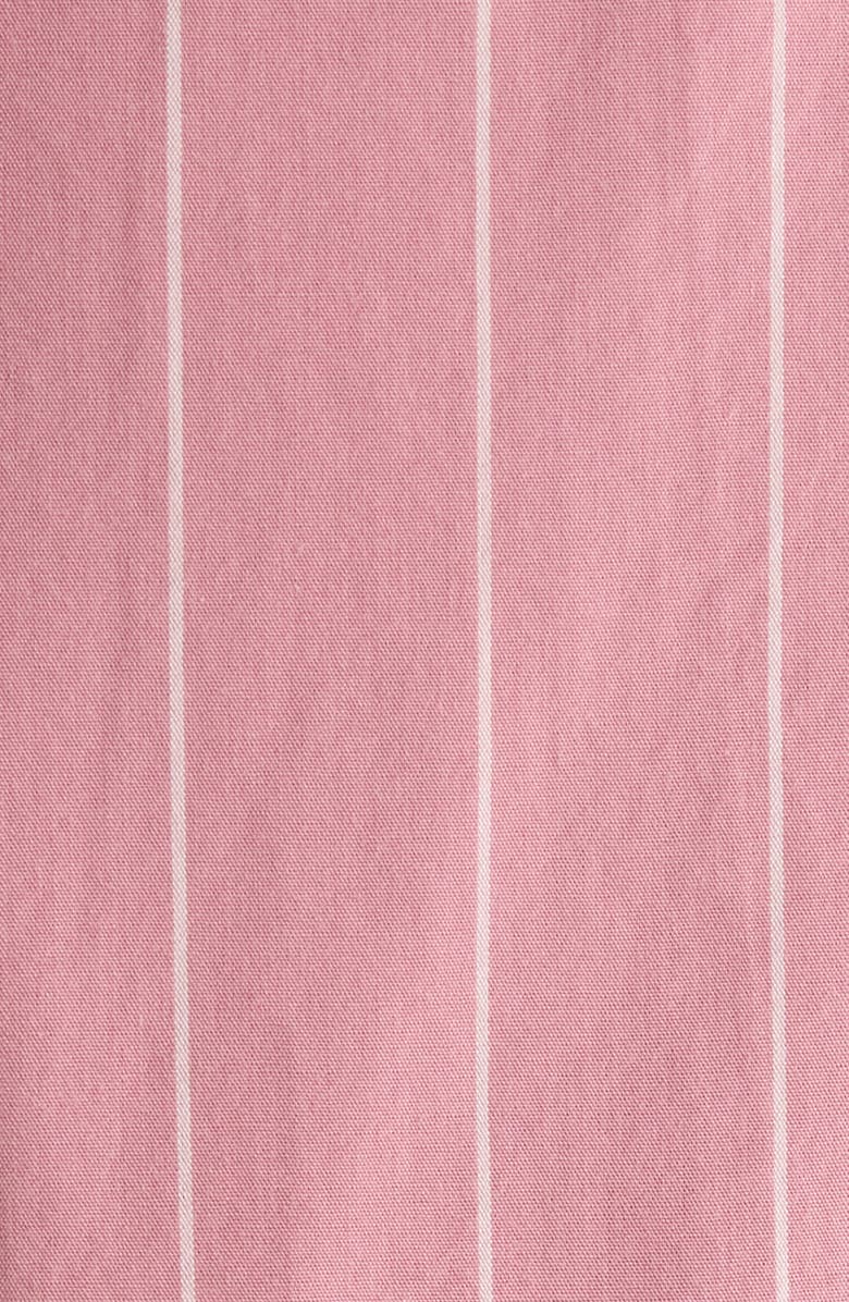Nordstrom Cotton Poplin Pajama Pants, Alternate, color, Pink Wide Pinstripe